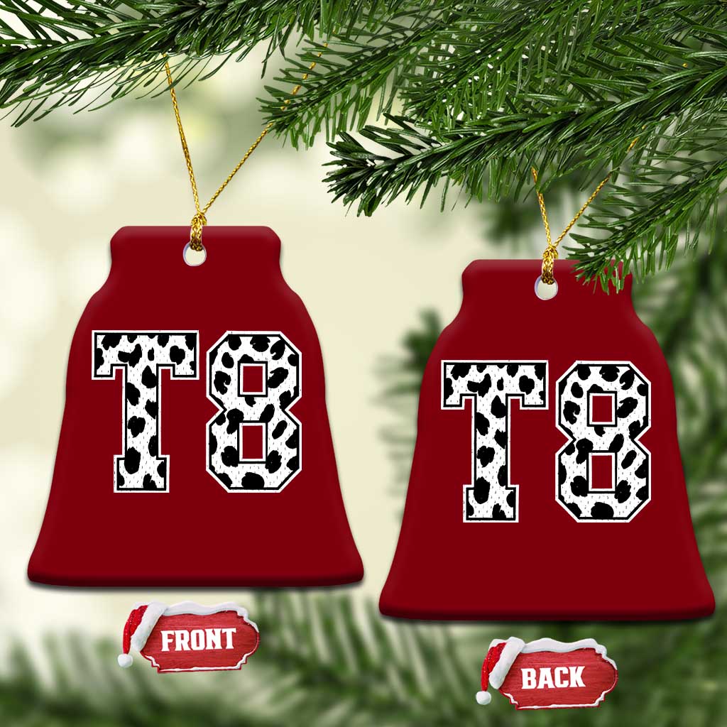 T8 Jersey Number Ceramic Ornament Y2k Leopard Number Concert Inspired Outfit Varsity Sports TS10 Print Your Wear