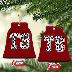 T8 Jersey Number Ceramic Ornament Y2k Leopard Number Concert Inspired Outfit Varsity Sports TS10 Print Your Wear