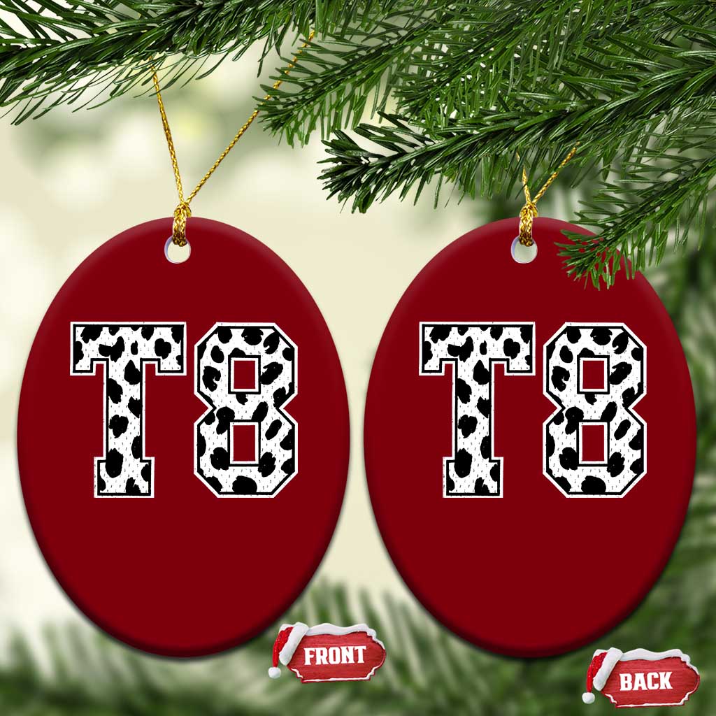 T8 Jersey Number Ceramic Ornament Y2k Leopard Number Concert Inspired Outfit Varsity Sports TS10 Print Your Wear