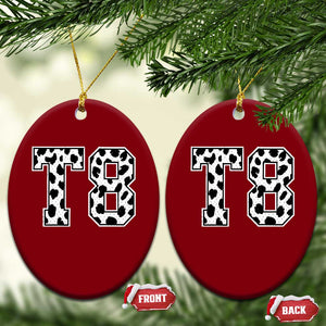 T8 Jersey Number Ceramic Ornament Y2k Leopard Number Concert Inspired Outfit Varsity Sports TS10 Print Your Wear