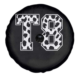 T8 Jersey Number Spare Tire Cover Y2k Leopard Number Concert Inspired Outfit Varsity Sports TS10 Print Your Wear