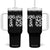T8 Jersey Number Tumbler With Handle Y2k Leopard Number Concert Inspired Outfit Varsity Sports TS10 One Size: 40 oz Black Print Your Wear