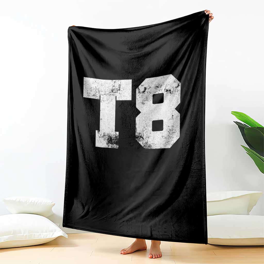 T8 Jersey Throw Blanket Concert Inspired Outfit Varsity Sports TS10 Print Your Wear