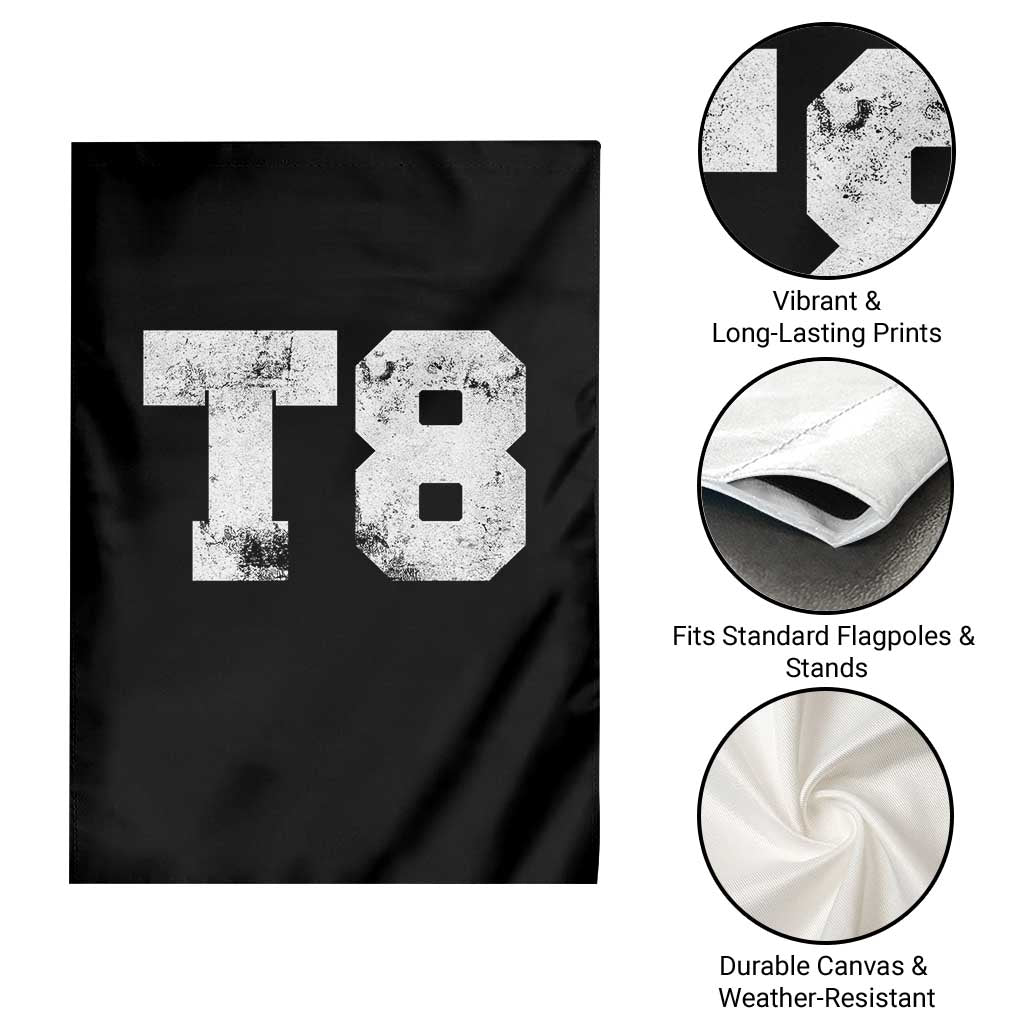 T8 Jersey Garden Flag Concert Inspired Outfit Varsity Sports TS10 Print Your Wear