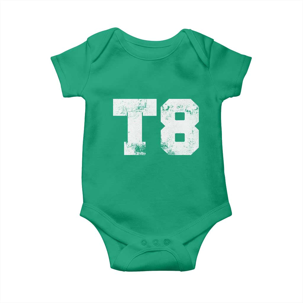 T8 Jersey Baby Onesie Concert Inspired Outfit Varsity Sports TS10 Irish Green Print Your Wear