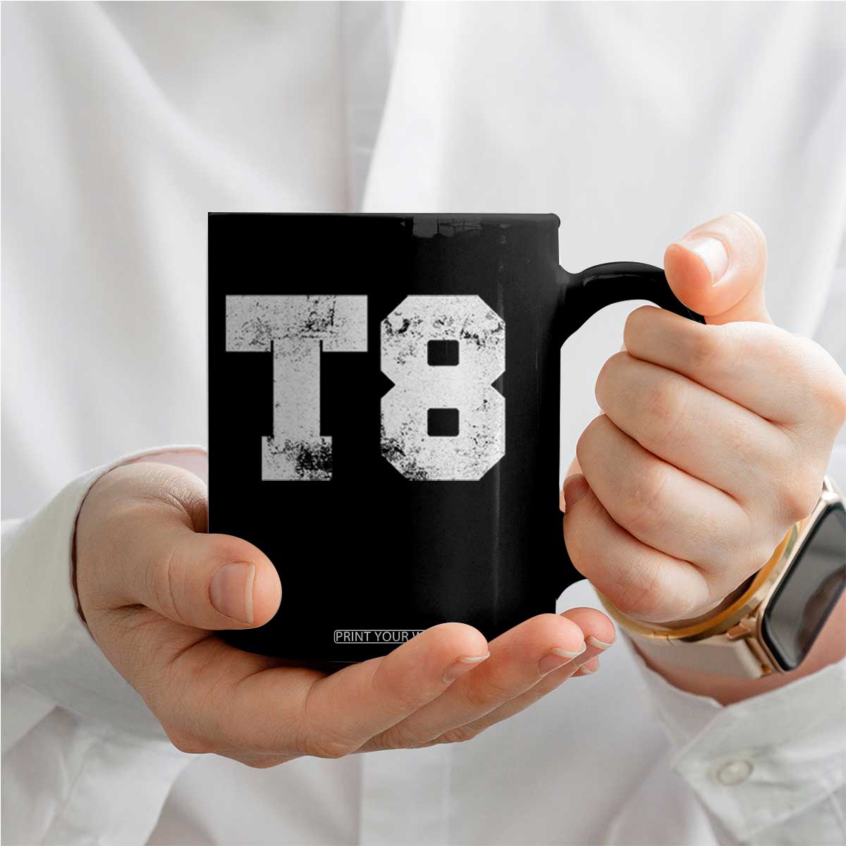 T8 Jersey Coffee Mug Concert Inspired Outfit Varsity Sports TS10 Print Your Wear