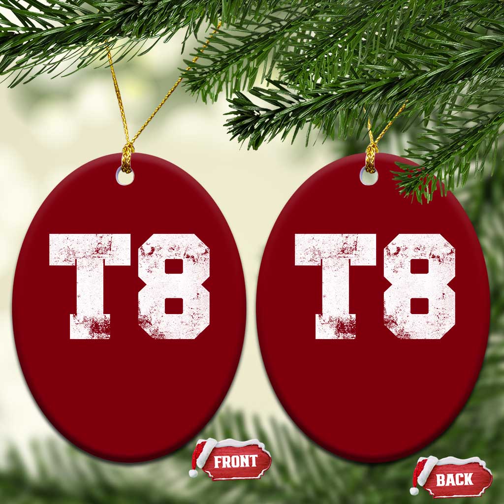 T8 Jersey Ceramic Ornament Concert Inspired Outfit Varsity Sports TS10 Print Your Wear