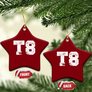T8 Jersey Ceramic Ornament Concert Inspired Outfit Varsity Sports TS10 Print Your Wear