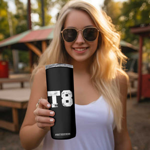 T8 Jersey Skinny Tumbler Concert Inspired Outfit Varsity Sports TS10 Print Your Wear