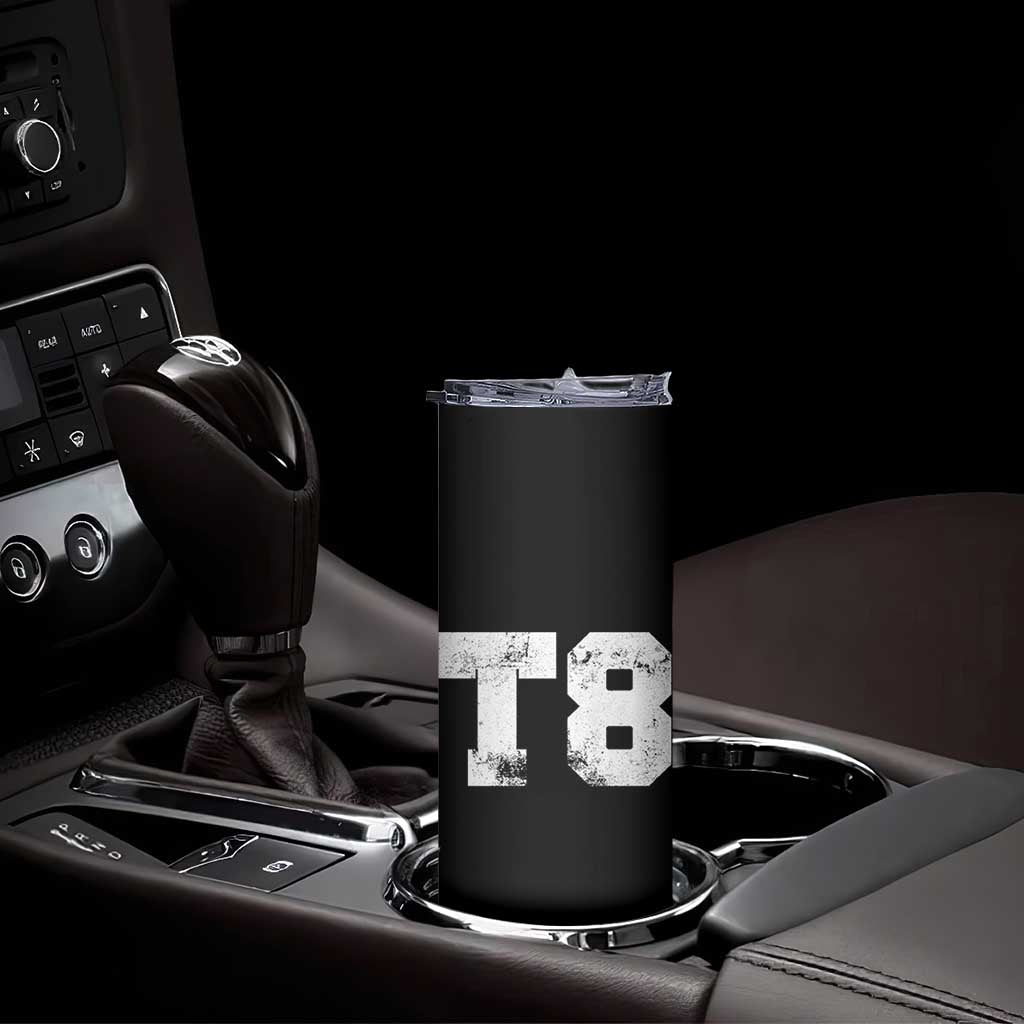 T8 Jersey Skinny Tumbler Concert Inspired Outfit Varsity Sports TS10 Print Your Wear