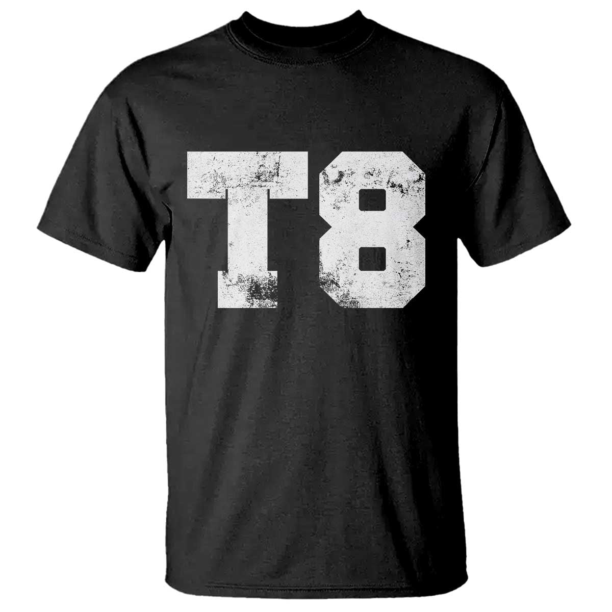 T8 Jersey T Shirt Concert Inspired Outfit Varsity Sports TS10 Black Print Your Wear