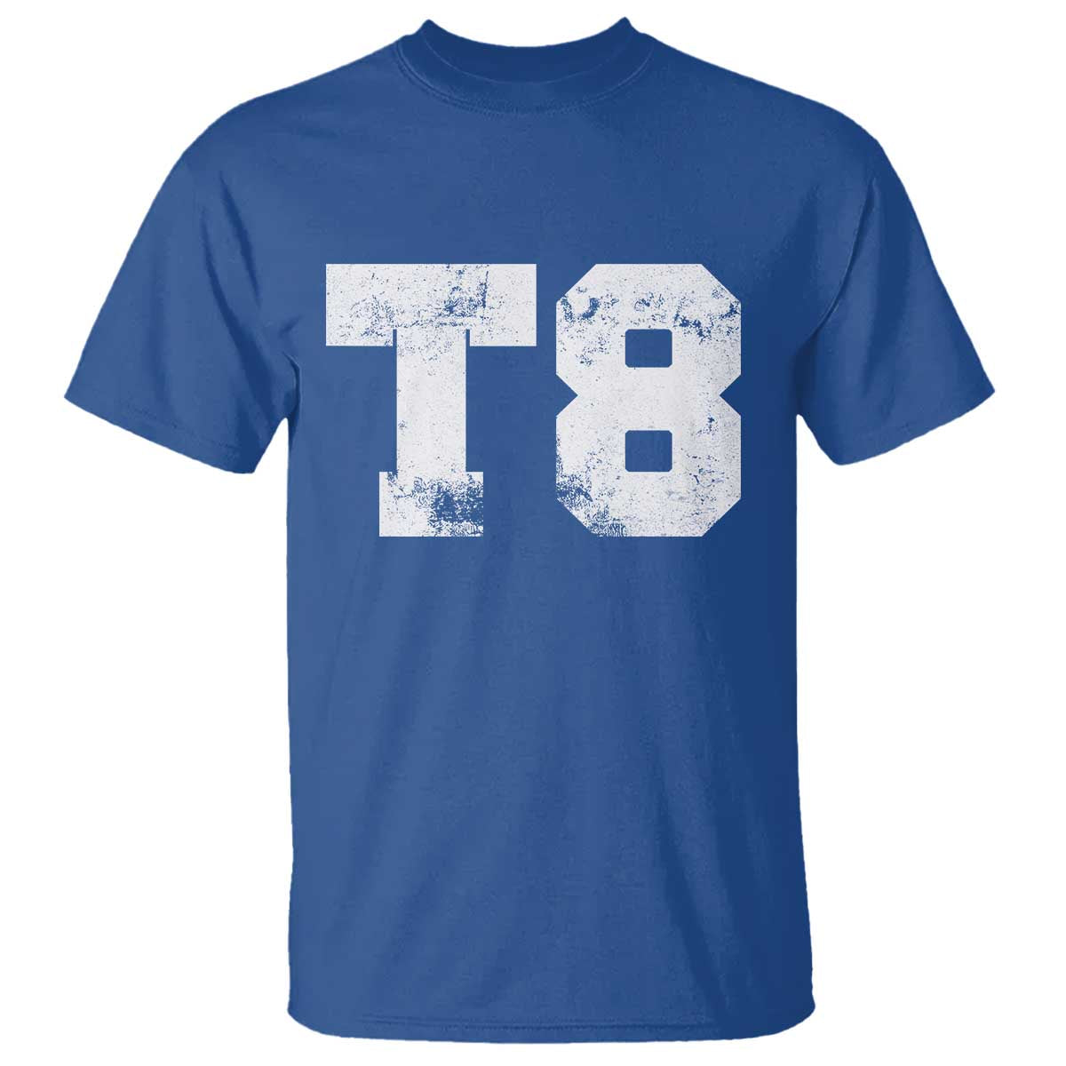 T8 Jersey T Shirt Concert Inspired Outfit Varsity Sports TS10 Royal Blue Print Your Wear