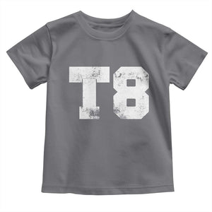 T8 Jersey Toddler T Shirt Concert Inspired Outfit Varsity Sports TS10 Charcoal Print Your Wear