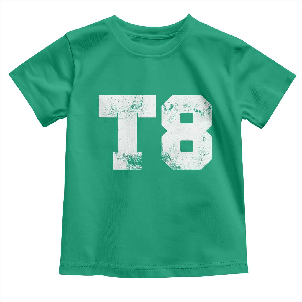 T8 Jersey Toddler T Shirt Concert Inspired Outfit Varsity Sports TS10 Irish Green Print Your Wear