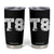 T8 Jersey Tumbler Cup Concert Inspired Outfit Varsity Sports TS10 Black Print Your Wear