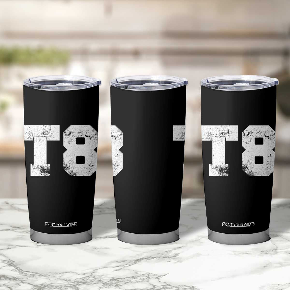 T8 Jersey Tumbler Cup Concert Inspired Outfit Varsity Sports TS10 Print Your Wear