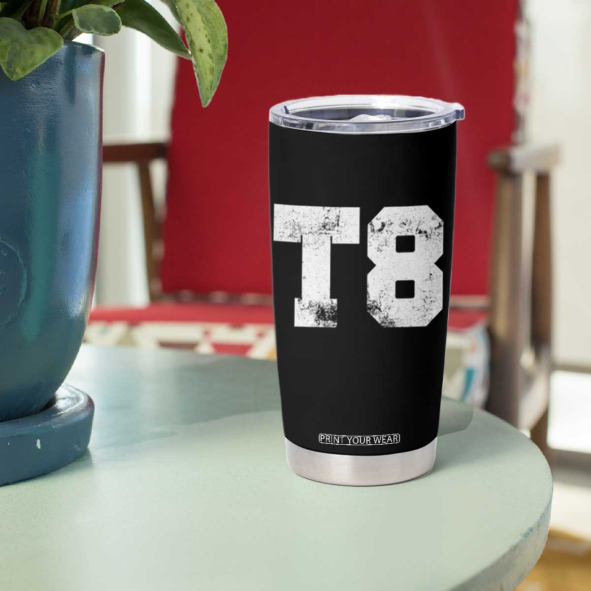 T8 Jersey Tumbler Cup Concert Inspired Outfit Varsity Sports TS10 Print Your Wear