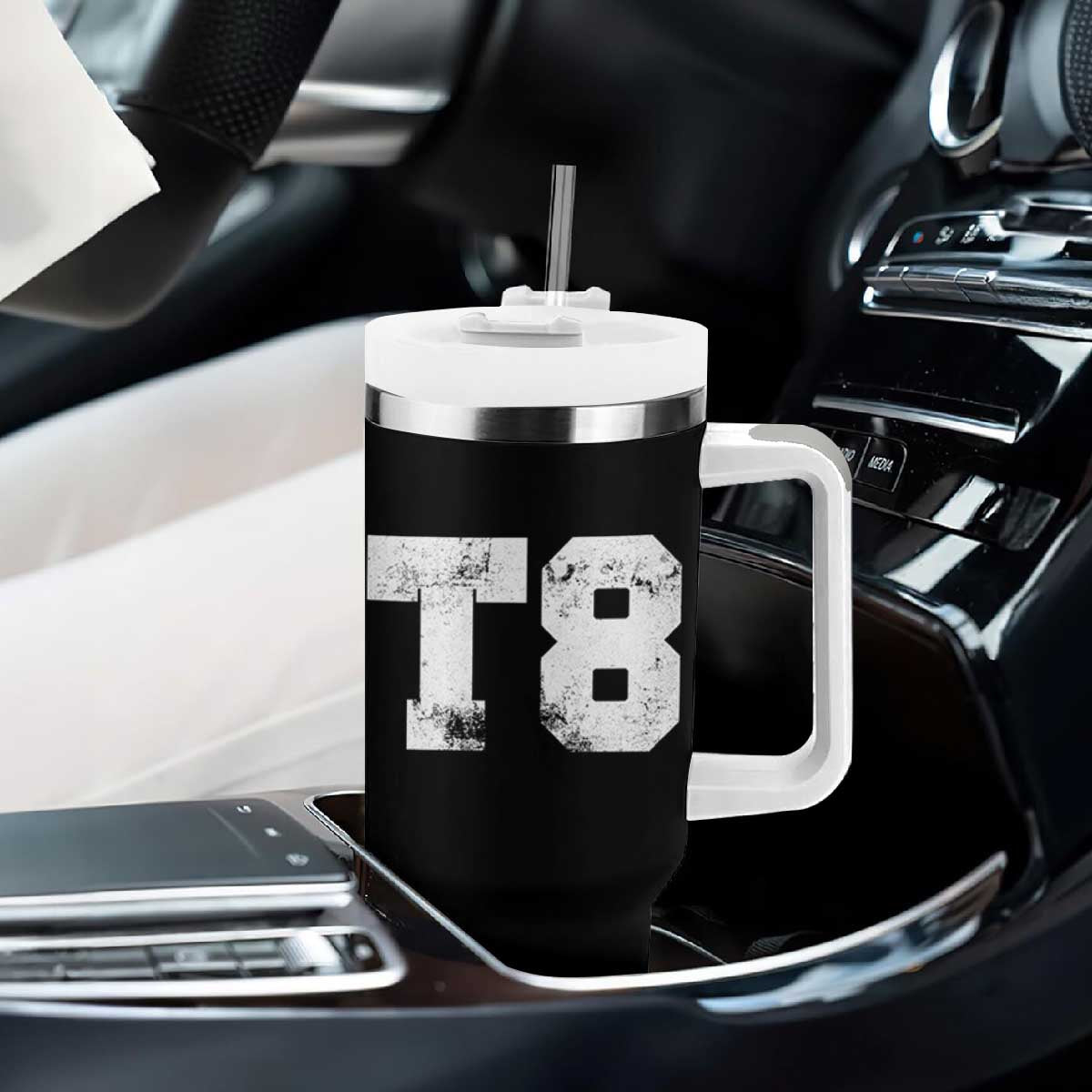 T8 Jersey Tumbler With Handle Concert Inspired Outfit Varsity Sports TS10 Print Your Wear