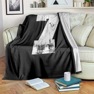 Number 7 Throw Blanket Matching 67 Meme 7th Birthday 7 Years TS10 Print Your Wear