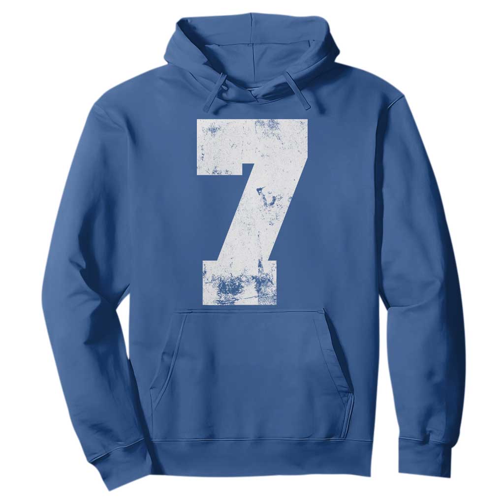 Number 7 Hoodie Matching 67 Meme 7th Birthday 7 Years TS10 Royal Blue Print Your Wear