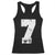 Number 7 Racerback Tank Top Matching 67 Meme 7th Birthday 7 Years TS10 Black Print Your Wear