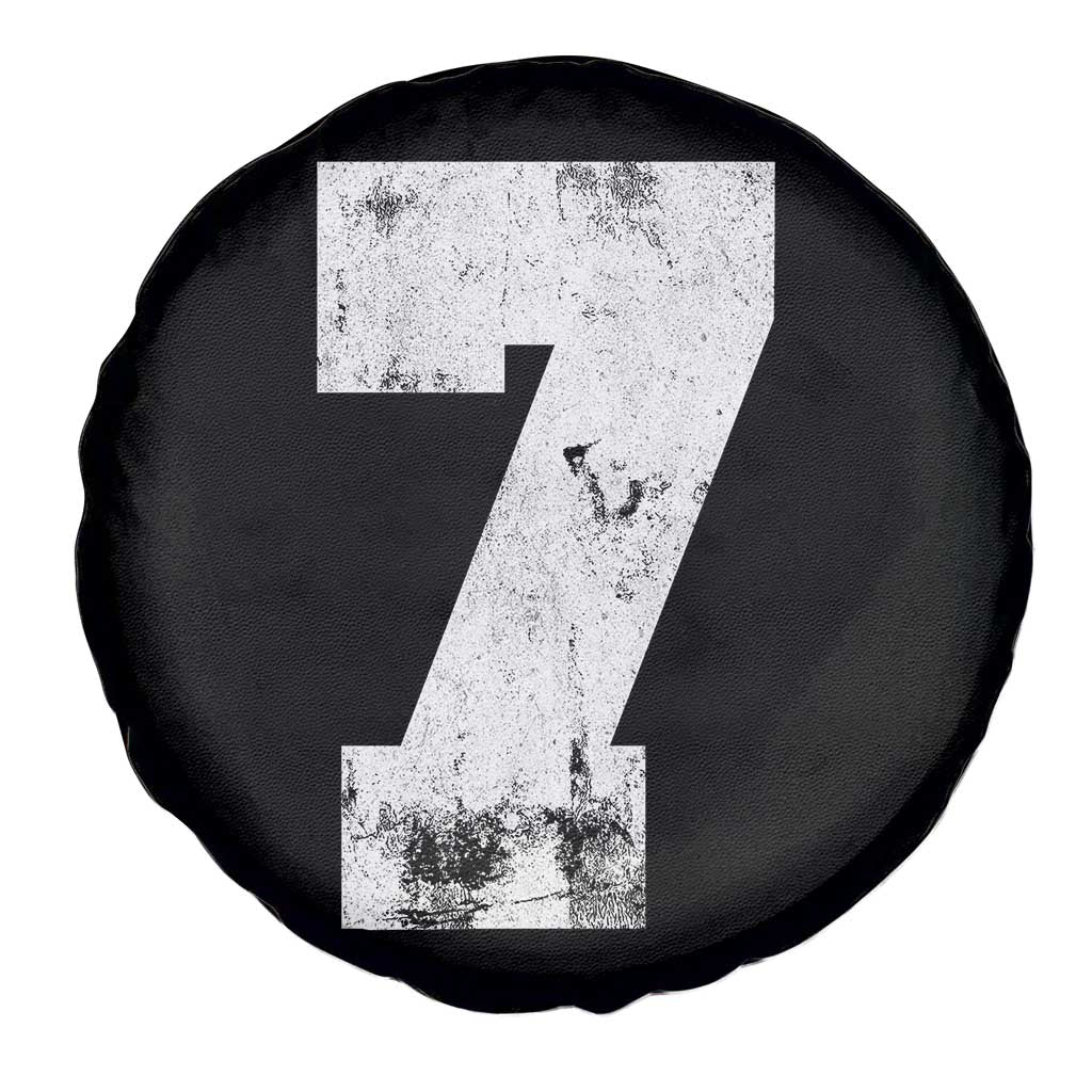 Number 7 Spare Tire Cover Matching 67 Meme 7th Birthday 7 Years TS10 Print Your Wear