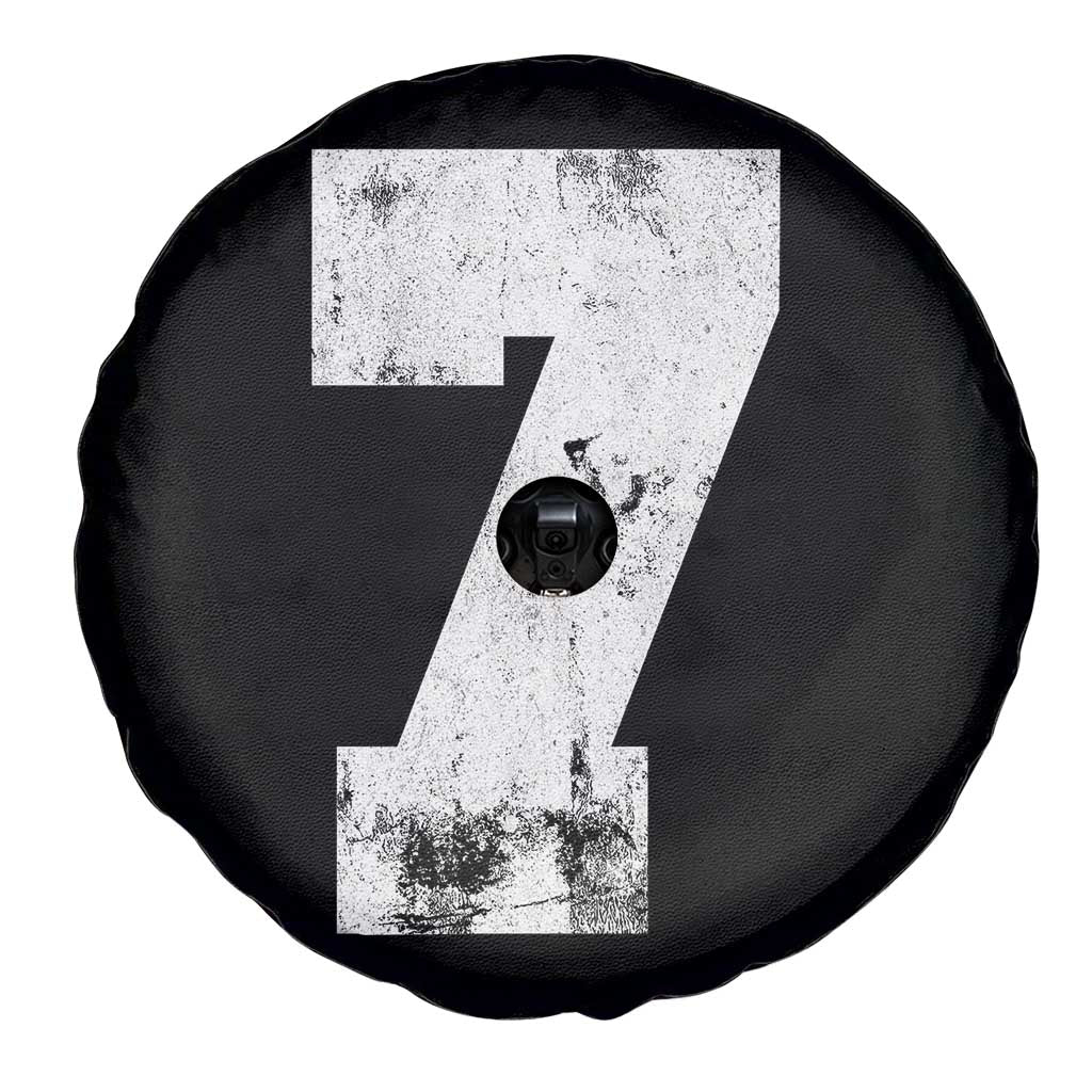 Number 7 Spare Tire Cover Matching 67 Meme 7th Birthday 7 Years TS10 Print Your Wear