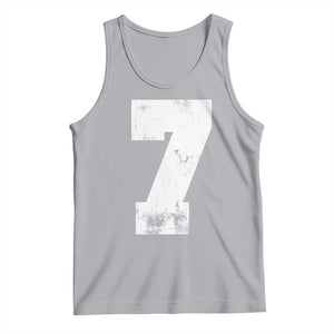 Number 7 Tank Top Matching 67 Meme 7th Birthday 7 Years TS10 Athletic Heather Print Your Wear