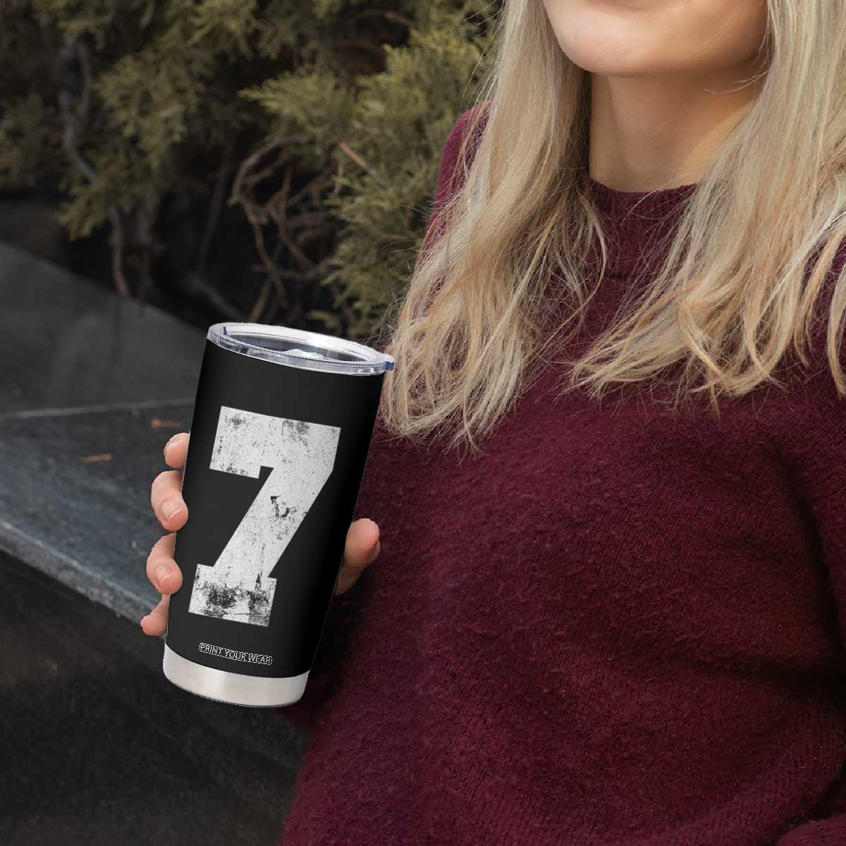 Number 7 Tumbler Cup Matching 67 Meme 7th Birthday 7 Years TS10 Print Your Wear