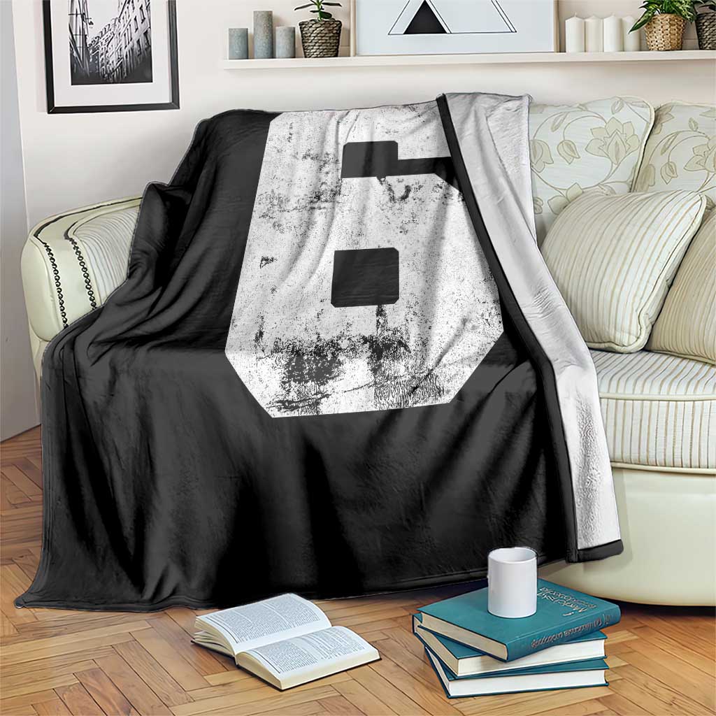 Number 6 Throw Blanket Matching 67 Meme 6th Birthday 6 Years TS10 Print Your Wear