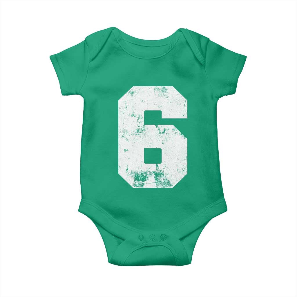 Number 6 Baby Onesie Matching 67 Meme 6th Birthday 6 Years TS10 Irish Green Print Your Wear