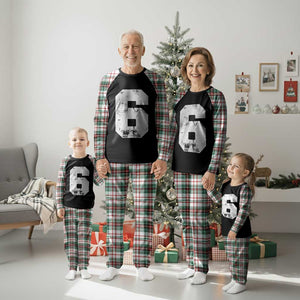 Number 6 Plaid Pajama Set Matching 67 Meme 6th Birthday 6 Years TS10 Christmas Plaid Print Your Wear