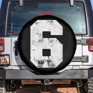 Number 6 Spare Tire Cover Matching 67 Meme 6th Birthday 6 Years TS10 No hole Black Print Your Wear