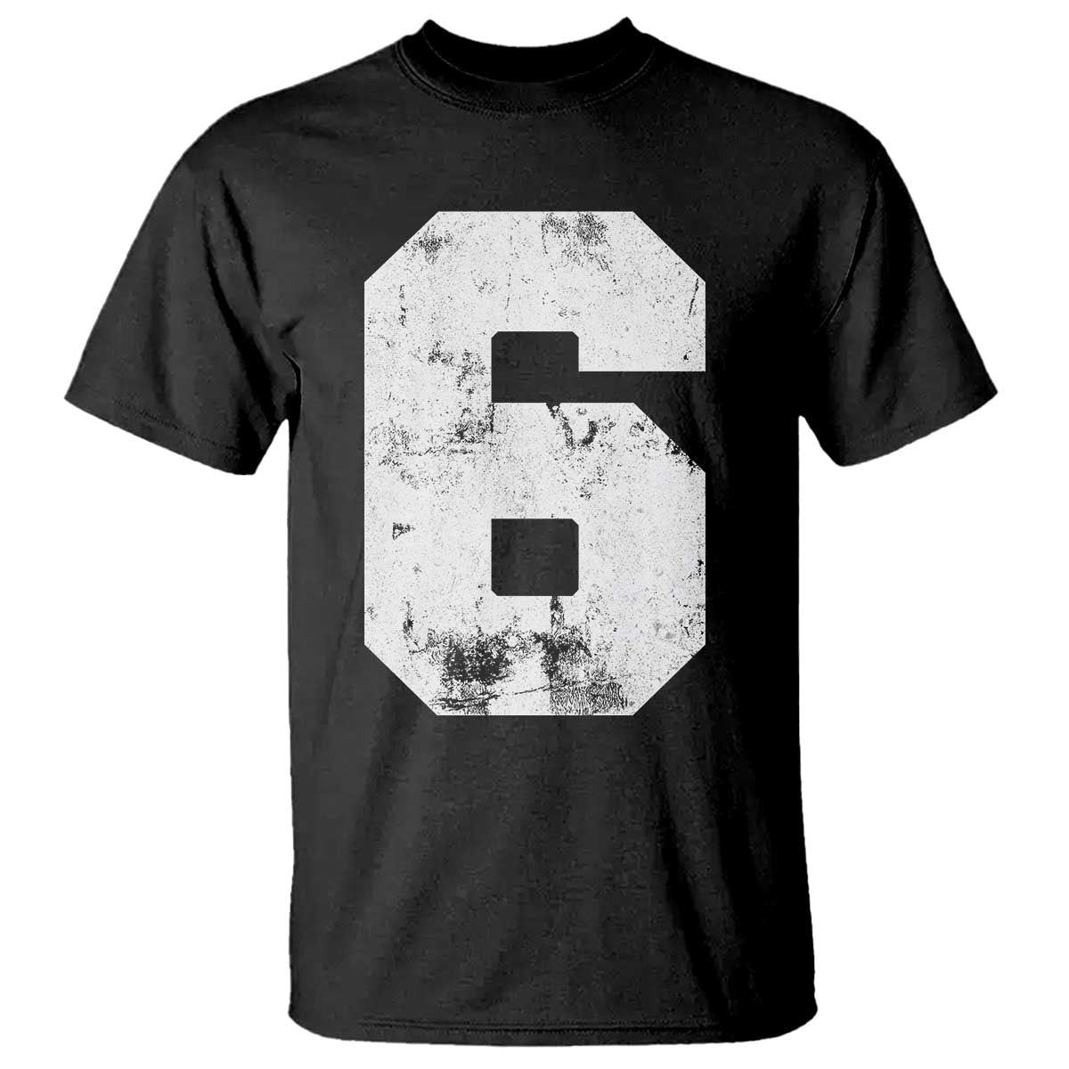Number 6 T Shirt Matching 67 Meme 6th Birthday 6 Years TS10 Black Print Your Wear