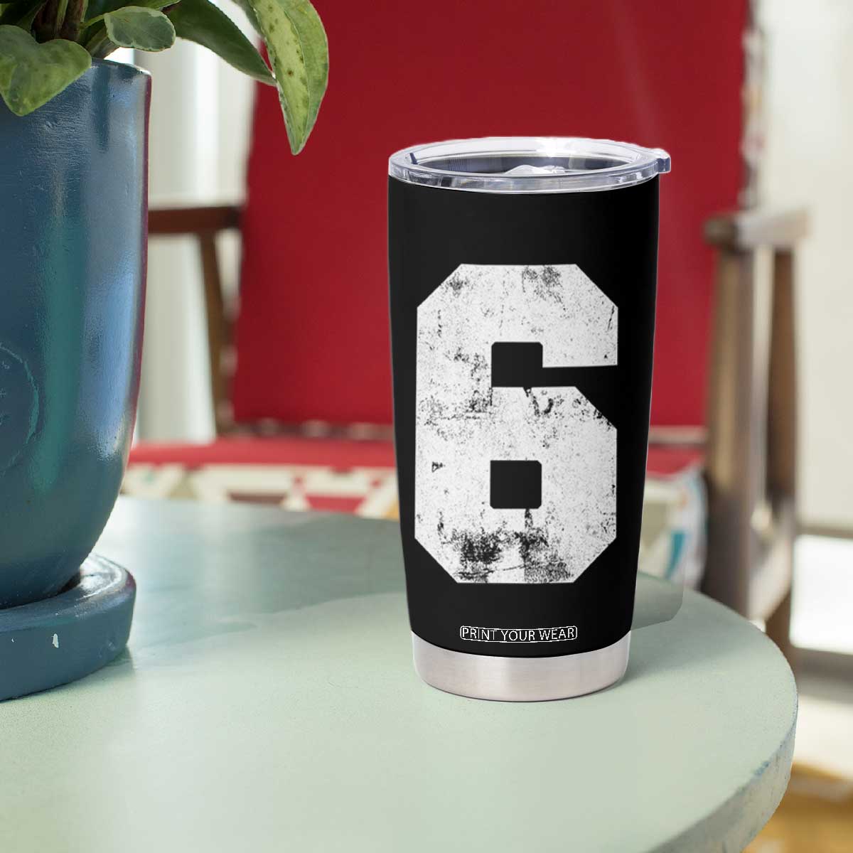 Number 6 Tumbler Cup Matching 67 Meme 6th Birthday 6 Years TS10 Print Your Wear
