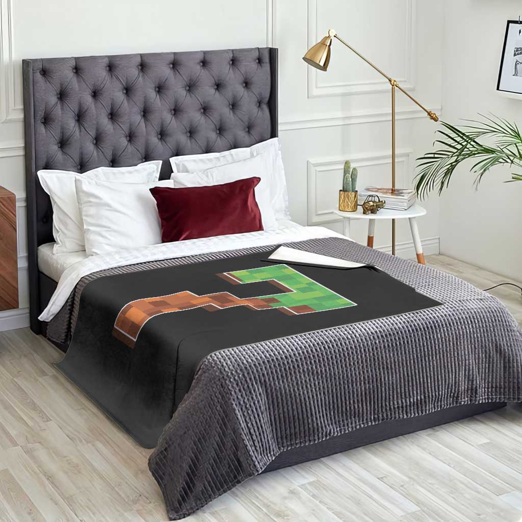 Number 7 Throw Blanket Game Matching 67 Meme Costume 7th Birthday 7 Years TS10 Print Your Wear