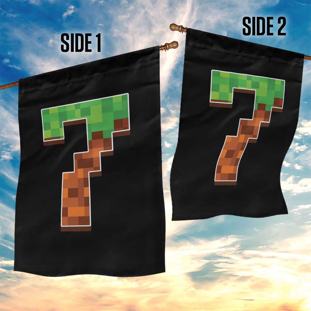 Number 7 Garden Flag Game Matching 67 Meme Costume 7th Birthday 7 Years TS10 Print Your Wear