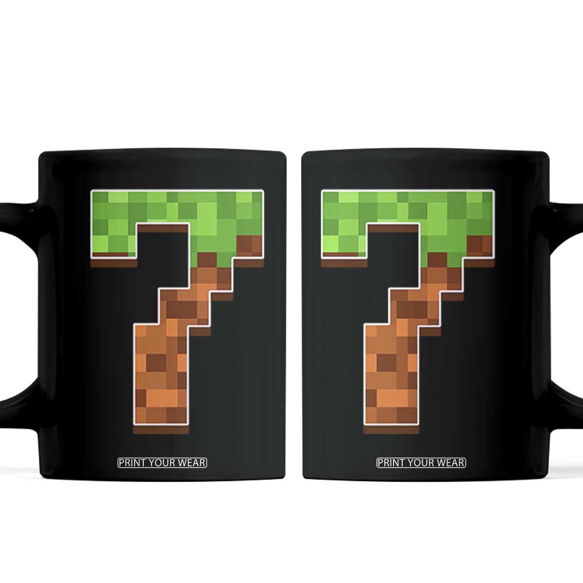 Number 7 Coffee Mug Game Matching 67 Meme Costume 7th Birthday 7 Years TS10 Black Print Your Wear