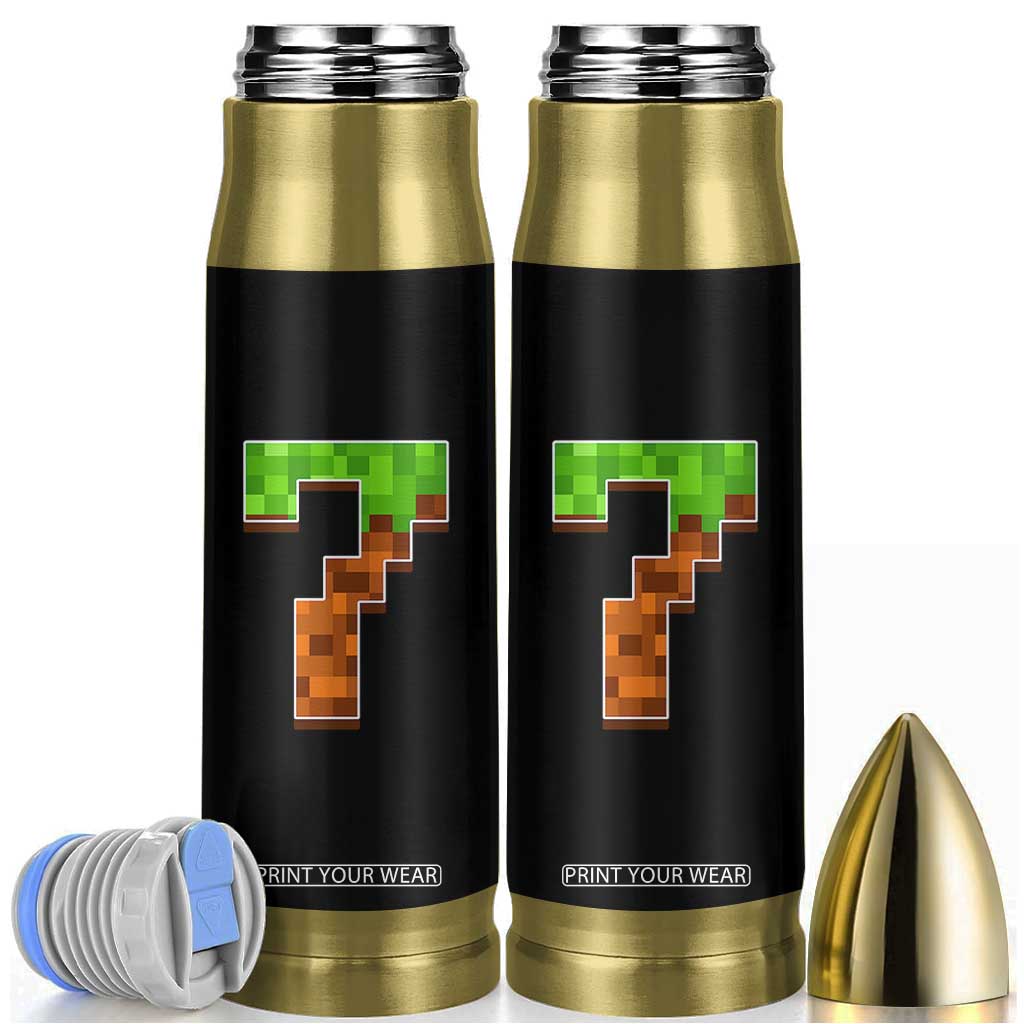 Number 7 Bullet Tumbler Game Matching 67 Meme Costume 7th Birthday 7 Years TS10 Black Print Your Wear