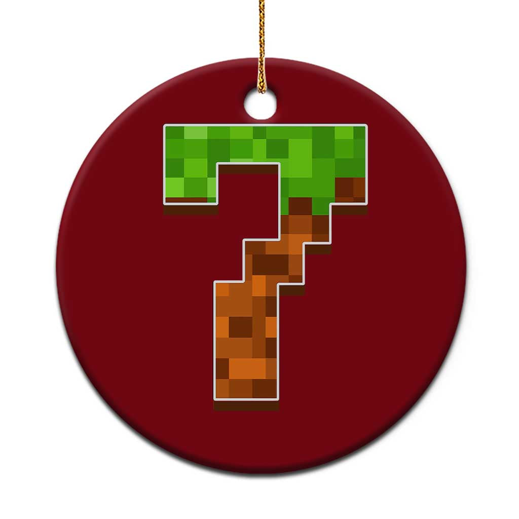 Number 7 Ceramic Ornament Game Matching 67 Meme Costume 7th Birthday 7 Years TS10 1pc Red Print Your Wear