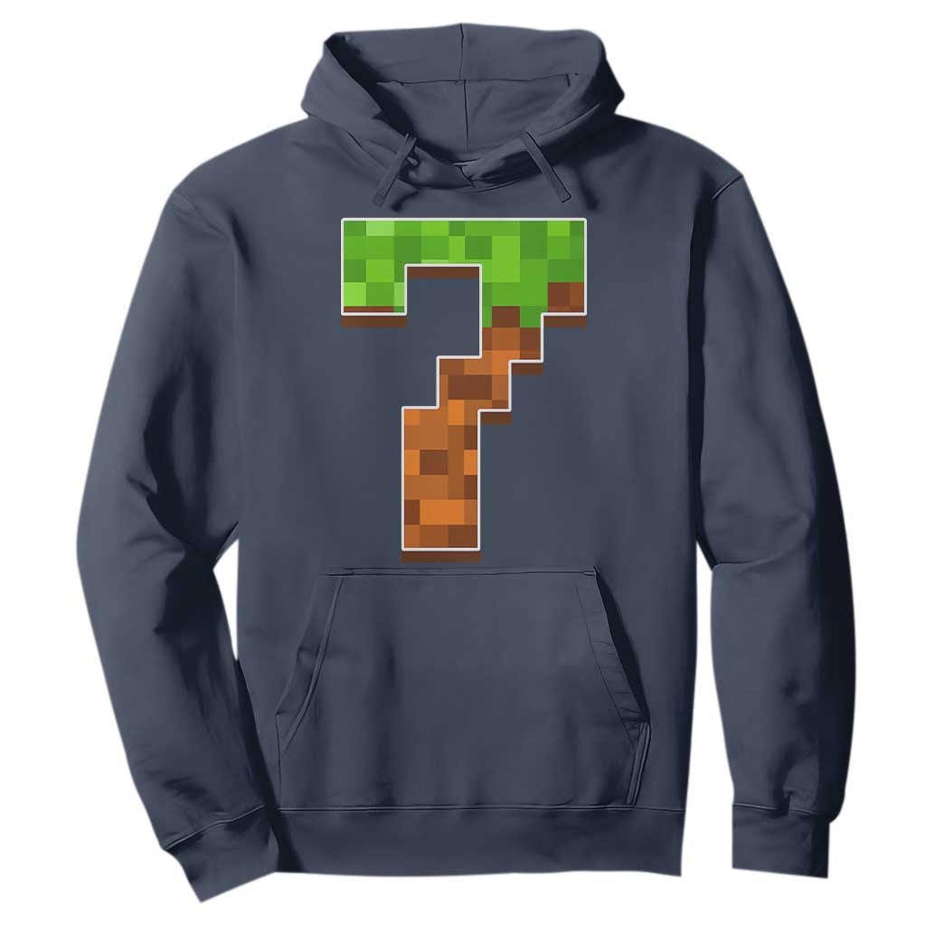 Number 7 Hoodie Game Matching 67 Meme Costume 7th Birthday 7 Years TS10 Navy Print Your Wear