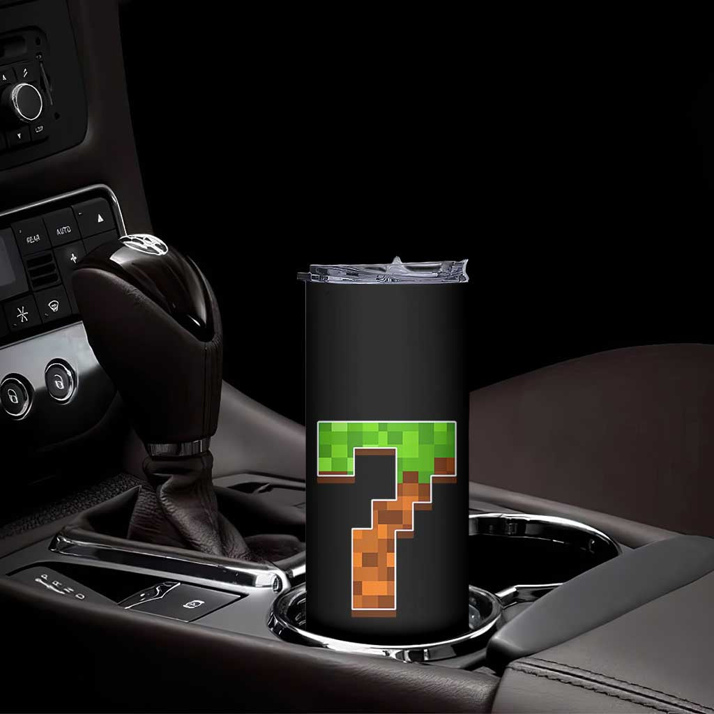 Number 7 Skinny Tumbler Game Matching 67 Meme Costume 7th Birthday 7 Years TS10 Print Your Wear