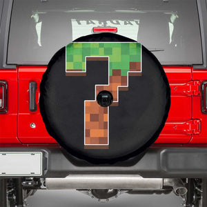 Number 7 Spare Tire Cover Game Matching 67 Meme Costume 7th Birthday 7 Years TS10 Black Print Your Wear