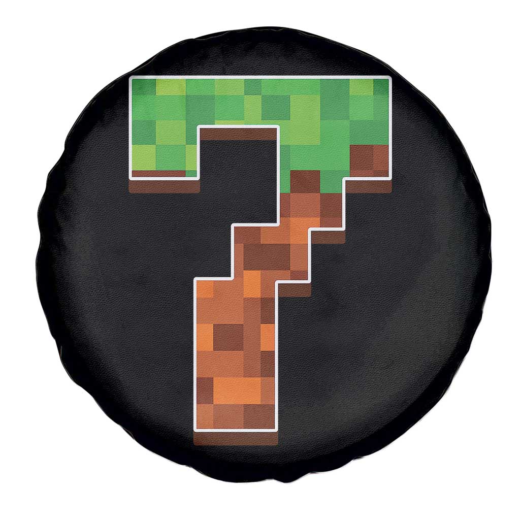 Number 7 Spare Tire Cover Game Matching 67 Meme Costume 7th Birthday 7 Years TS10 Print Your Wear