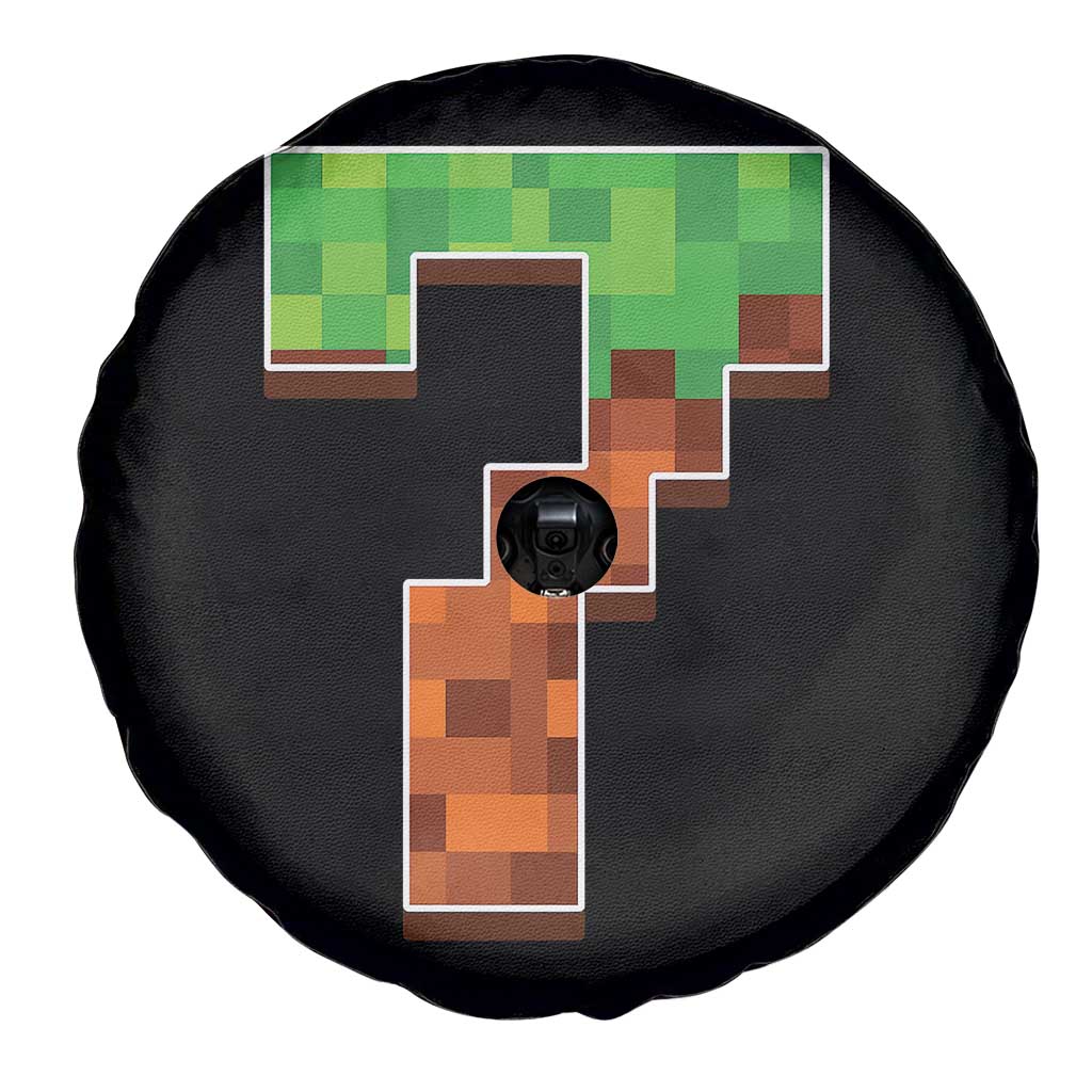 Number 7 Spare Tire Cover Game Matching 67 Meme Costume 7th Birthday 7 Years TS10 Print Your Wear