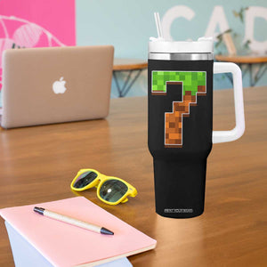Number 7 Tumbler With Handle Game Matching 67 Meme Costume 7th Birthday 7 Years TS10 Print Your Wear