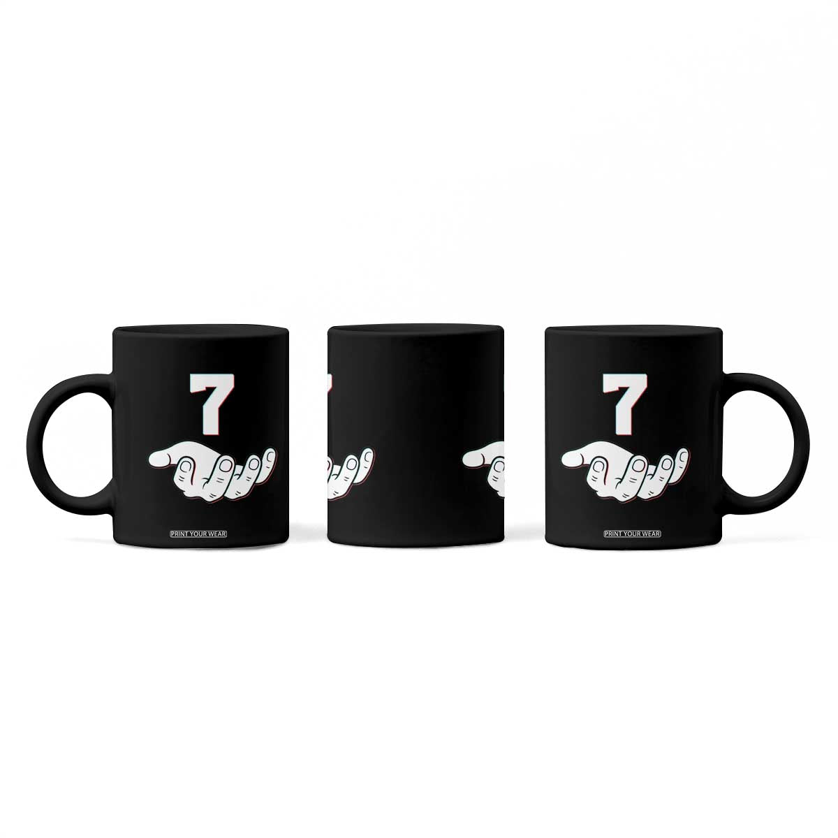 Number 7 Coffee Mug Matching 67 Meme Costume 7th Birthday 7 Years TS10 Print Your Wear