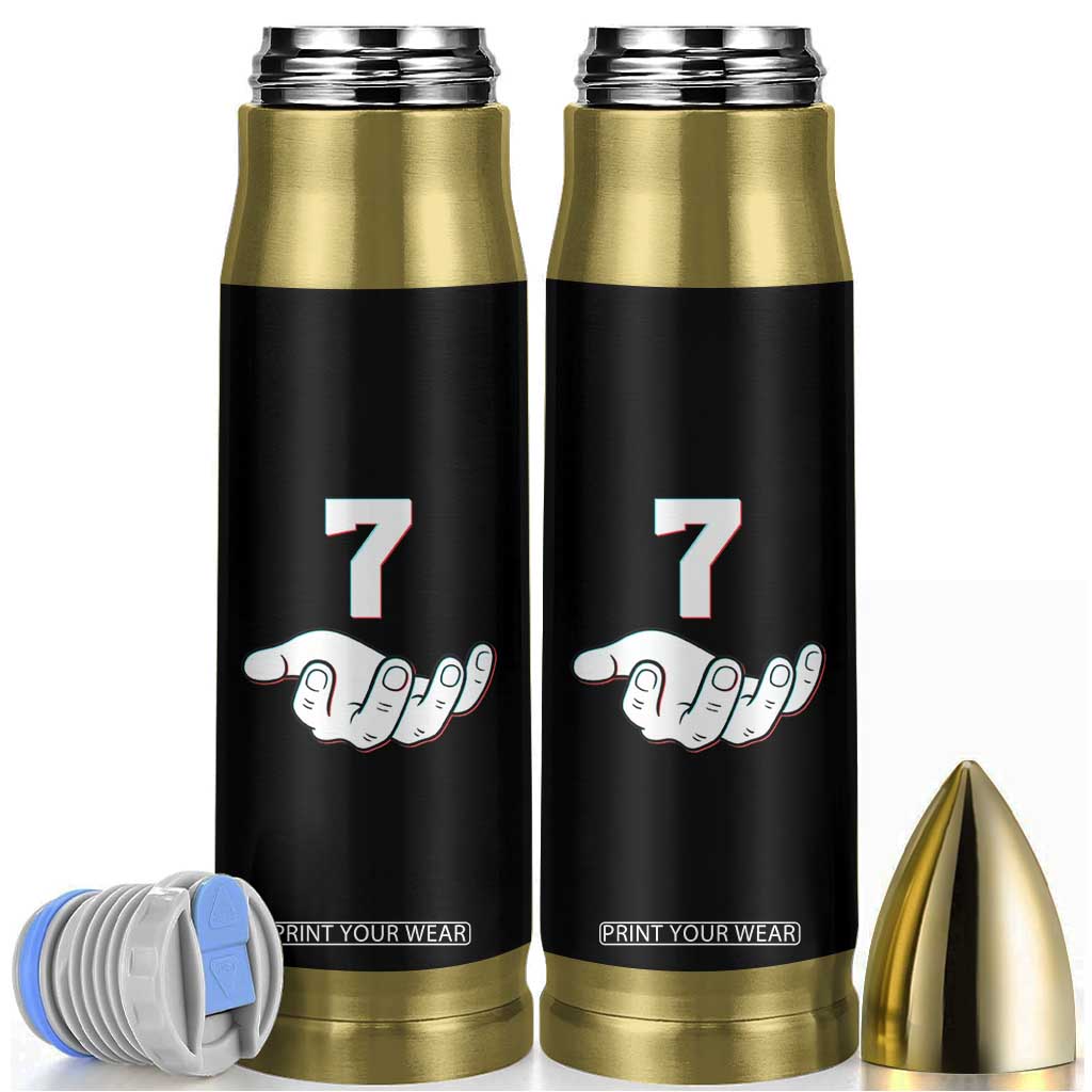 Number 7 Bullet Tumbler Matching 67 Meme Costume 7th Birthday 7 Years TS10 Black Print Your Wear