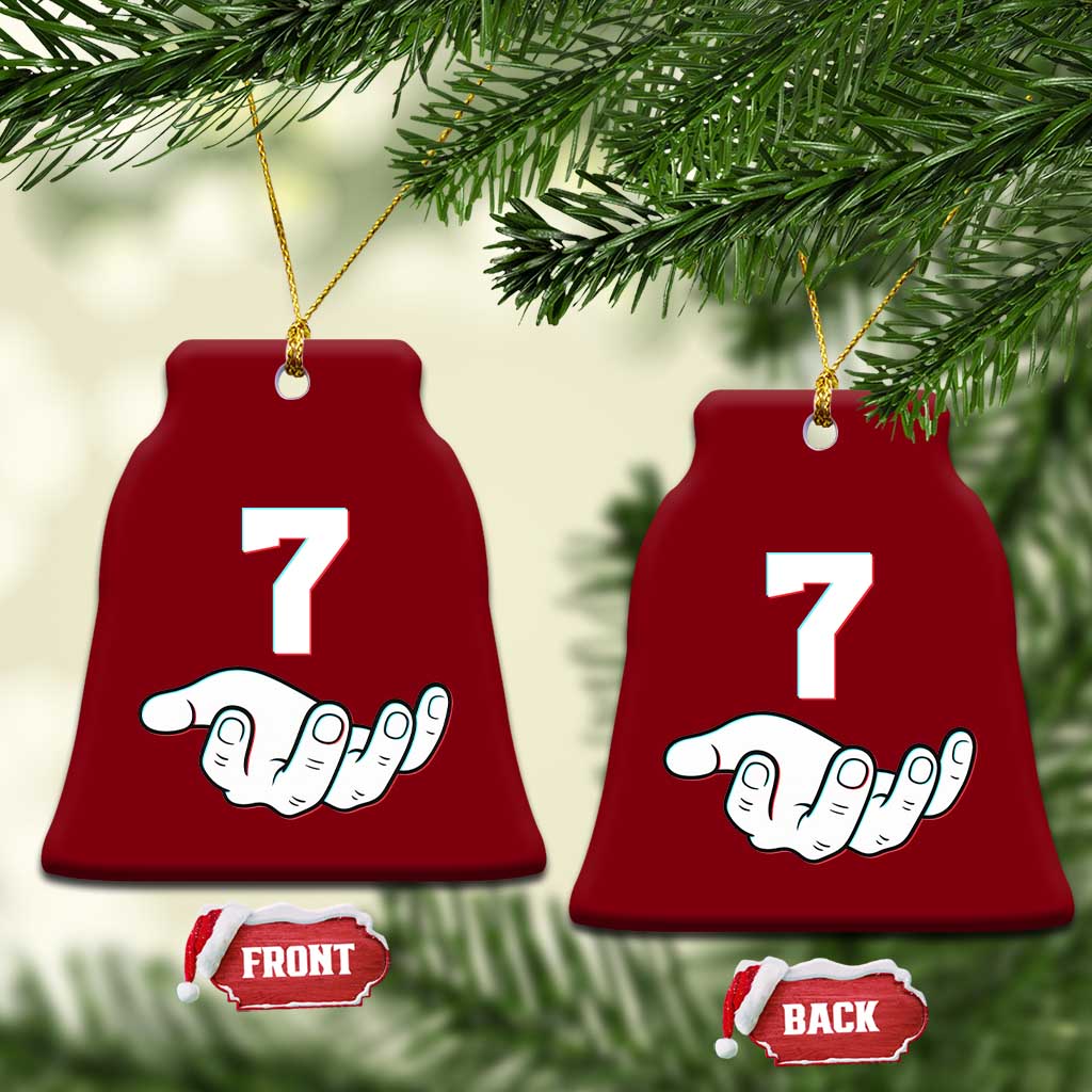 Number 7 Ceramic Ornament Matching 67 Meme Costume 7th Birthday 7 Years TS10 Print Your Wear