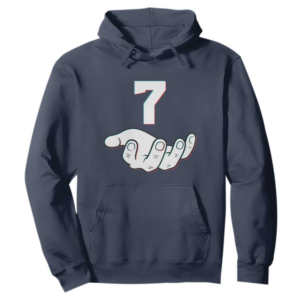 Number 7 Hoodie Matching 67 Meme Costume 7th Birthday 7 Years TS10 Navy Print Your Wear